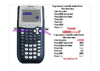 ti-84 plus scientific notation