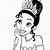 tiana coloring page