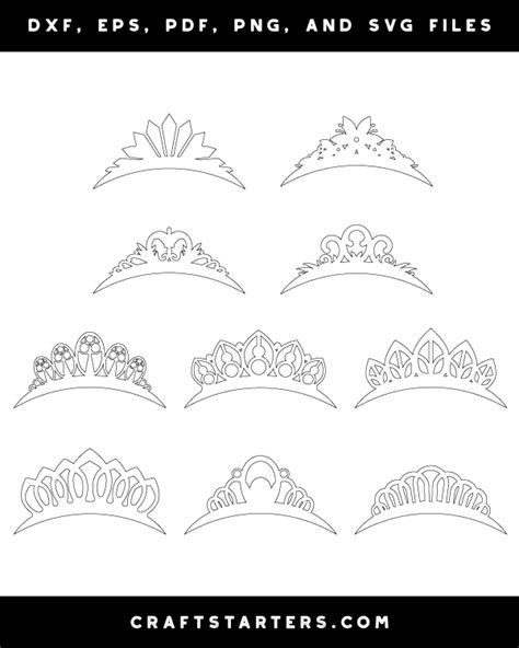 Tiara Stencil Printable