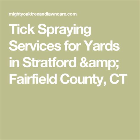 tick spraying service for yard