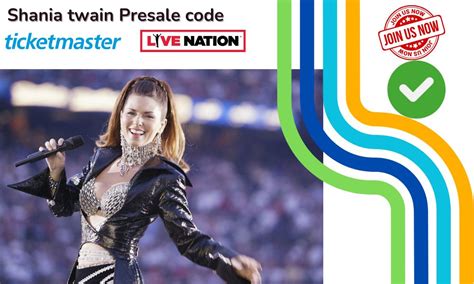 ticket atlantic presale code for shania twain