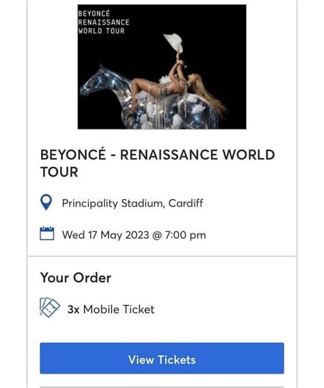 ticket price for beyonce concert