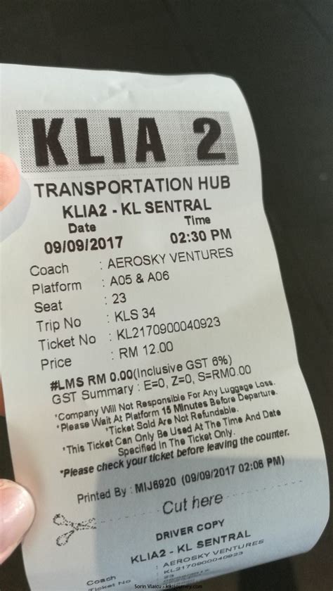 ticket to kuala lumpur