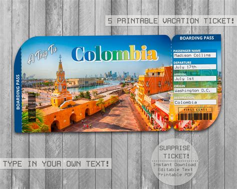 ticket to medellin colombia