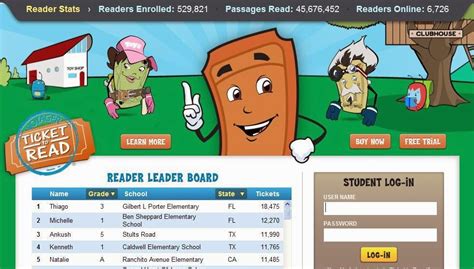 Ticket To Read Log In