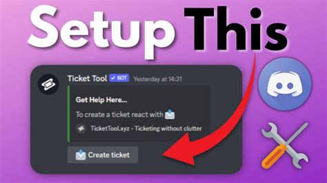 ticket tool discord bot commands