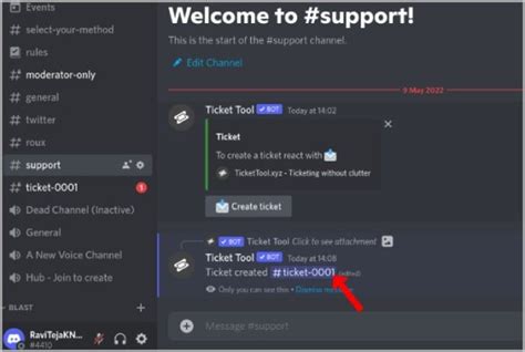 ticket tool transcript