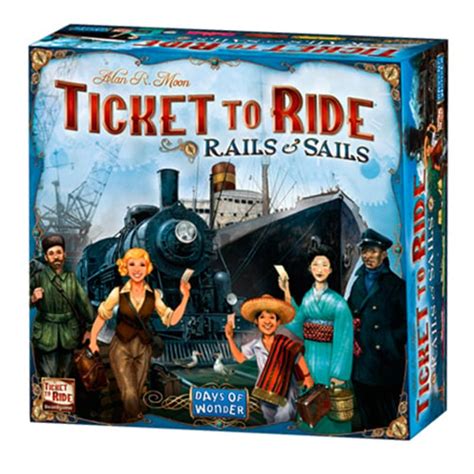 Ticket To Ride Rails And Sails Board Game Days Of Wonder DOW DO7226 Alan Moon 1909733821