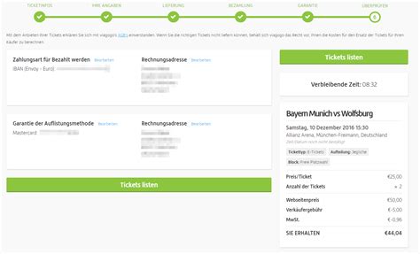 tickets bei viagogo verkaufen