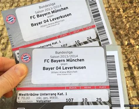 tickets for bayern munich games