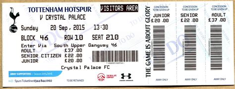 tickets for tottenham hotspur games