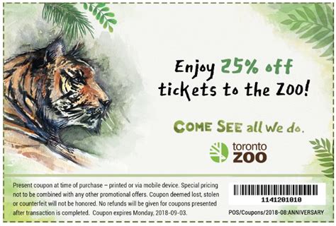 tickets in toronto for zoos