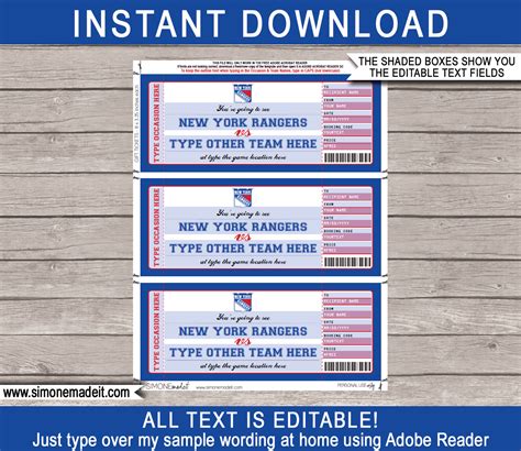 tickets to ny rangers game