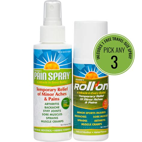 tidal spray for pain
