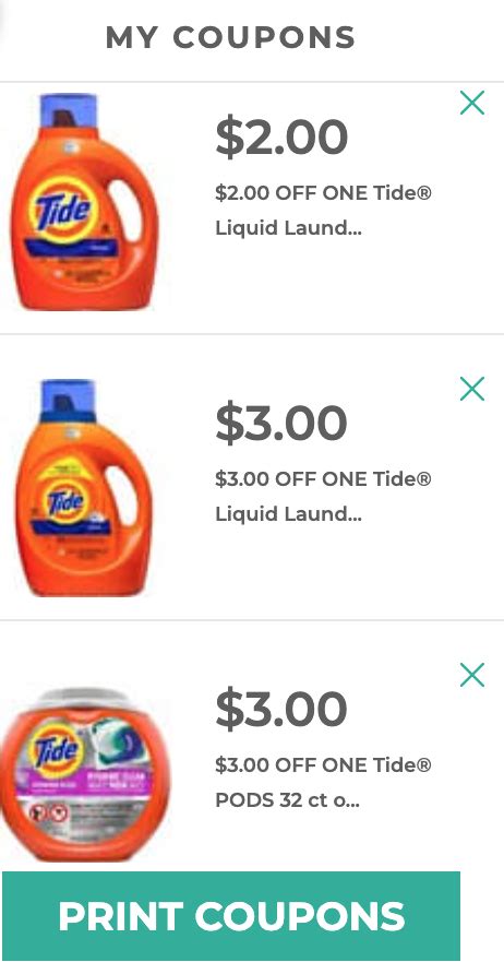 Tide Coupons Printable Coupons.com