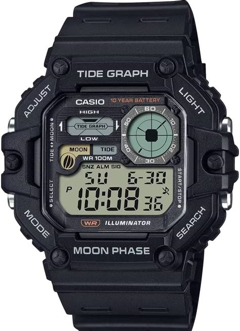 Casio Moon Age & Tide Graph Watch H.Samuel