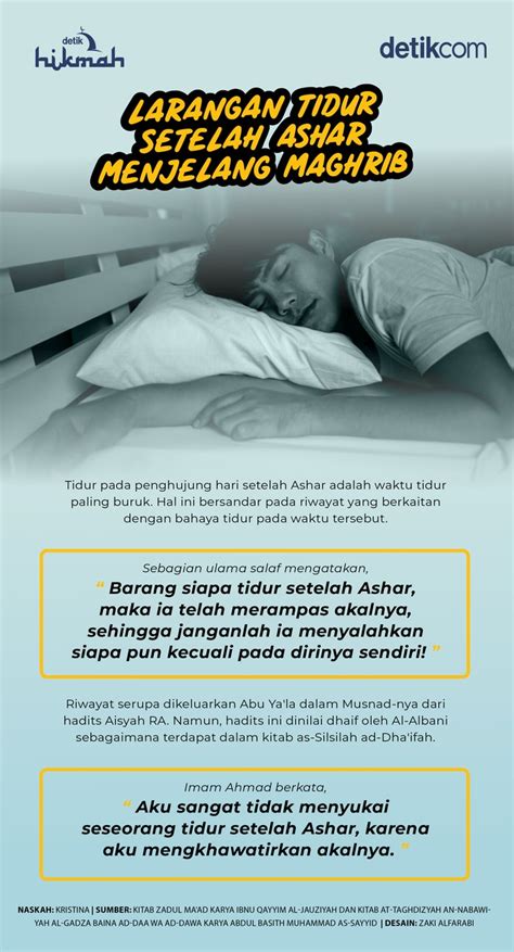 Tidur Setelah Ashar