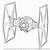 tie fighter coloring page