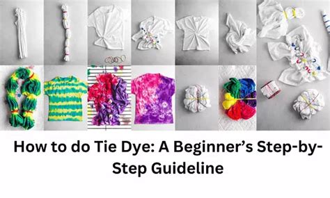 Tie Dye Step By Step