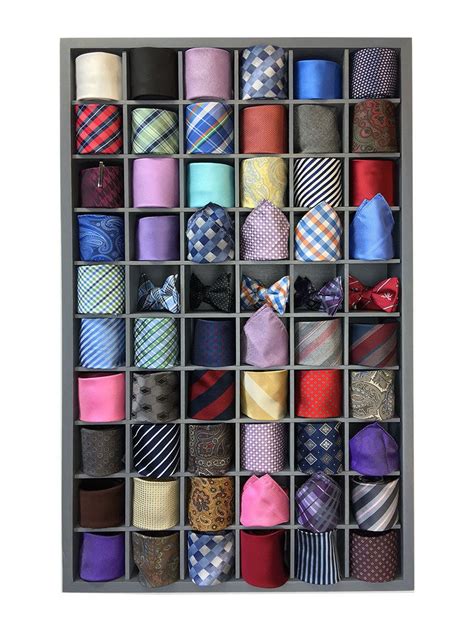 Tie Organizer Display Case
