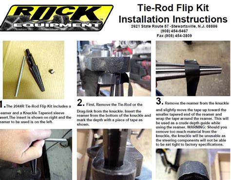tie rod flip kit