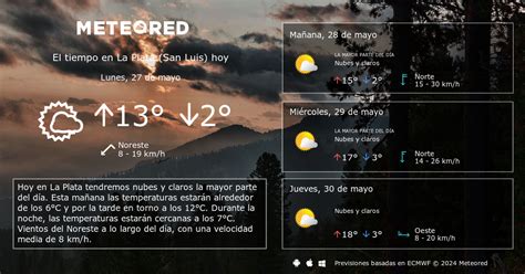 tiempo en la plata