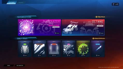 tienda de hoy de rocket league