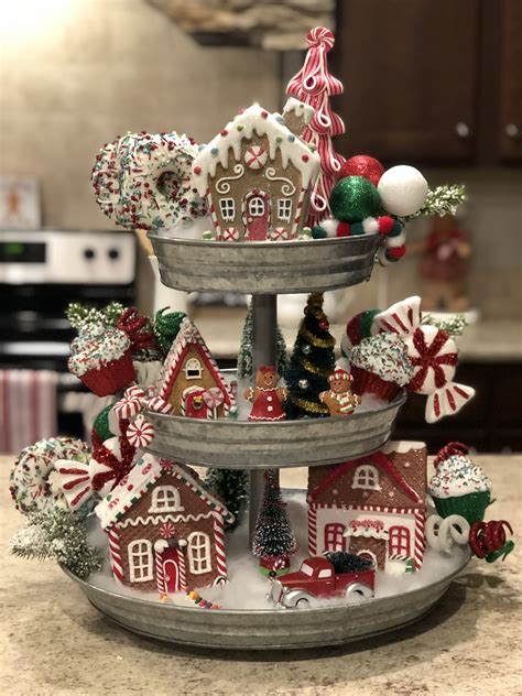 3 Christmas tray ideas for your home my buffalo check tiered tray