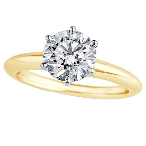 tiffany and co gold engagement ring