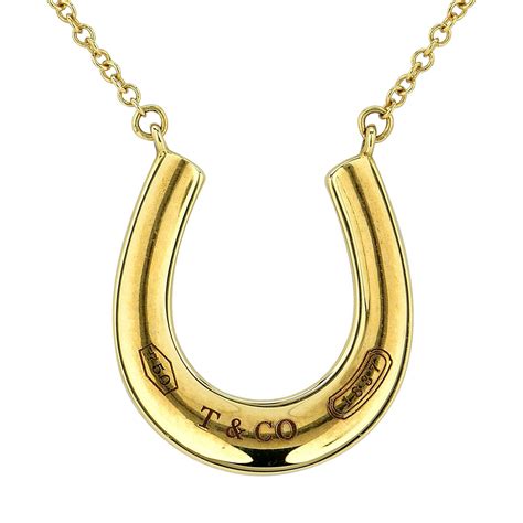 tiffany and co horseshoe necklace