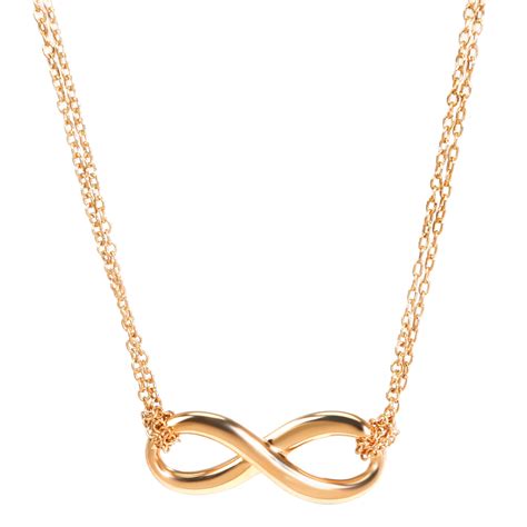 tiffany and co rose gold necklace