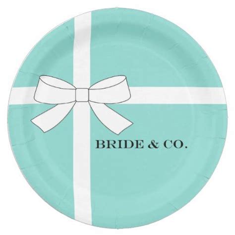 tiffany blue paper plates