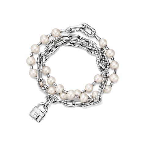 tiffany pearl hardware bracelet