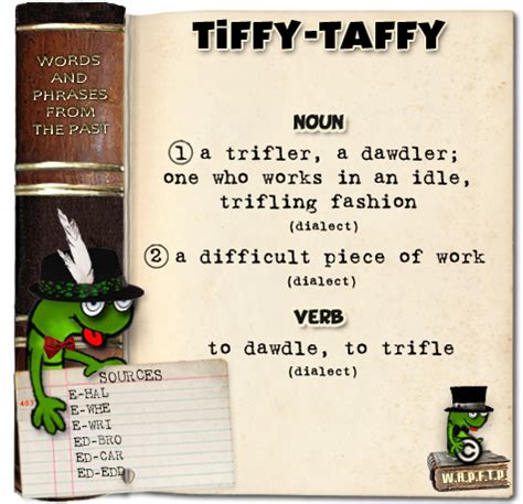 tiffy taffy meaning