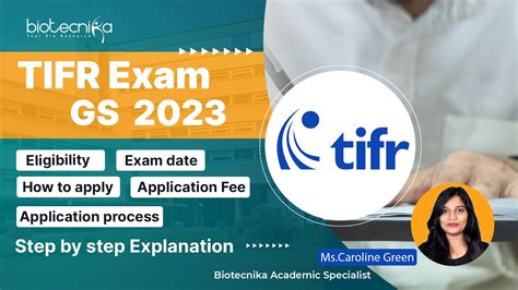 tifr exam 2023 application form