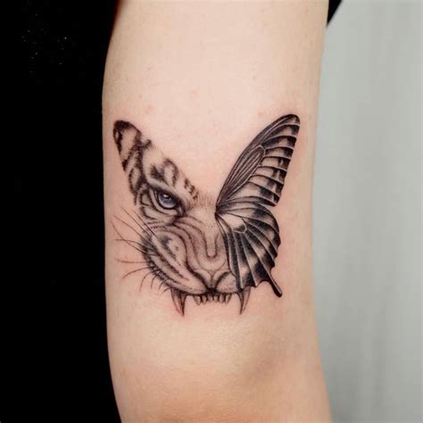 Controversial Tiger Butterfly Tattoo Designs References