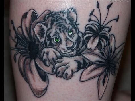 Awasome Tiger Cub Tattoo Designs Ideas