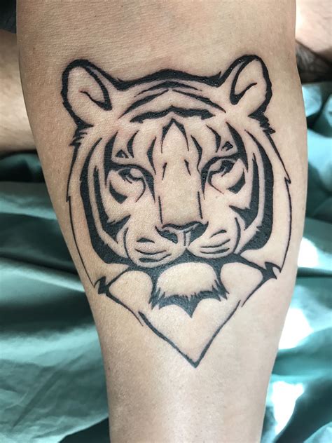 Inspiring Tiger Head Tattoo Designs Ideas