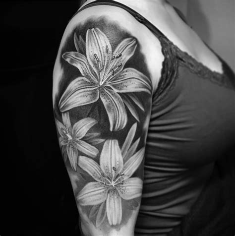 Pin by Michelle Thoma on diy projects Tiger lily tattoos, Lily tattoo, Lily tattoo sleeve