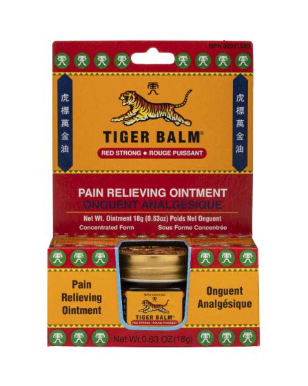 tiger balm good for arthritis