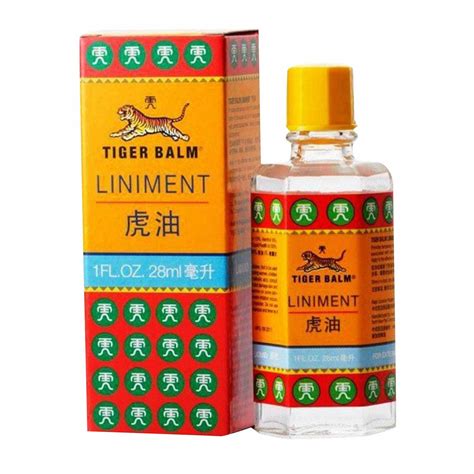 tiger balm liniment oil in stock