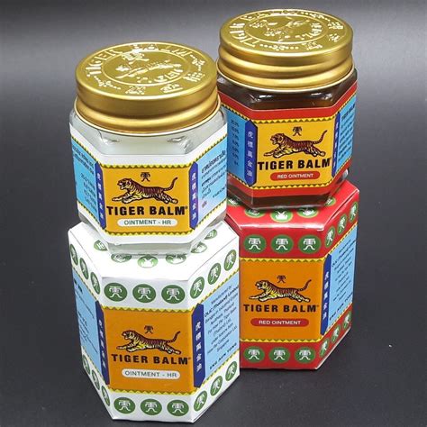 tiger balm red and white difference