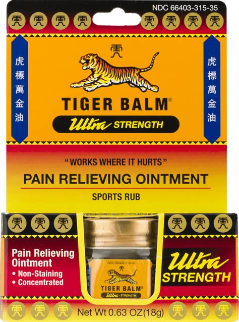 tiger balm ultra strength reviews