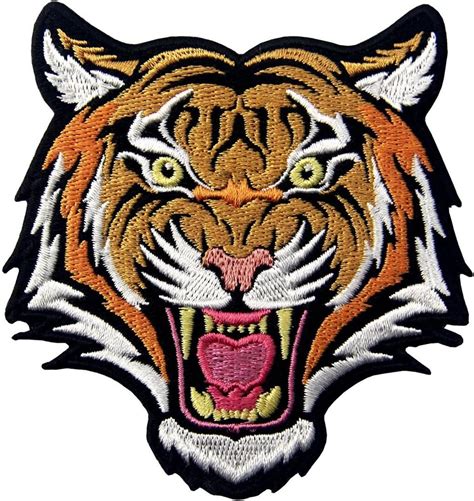 Tiger Iron On Patch