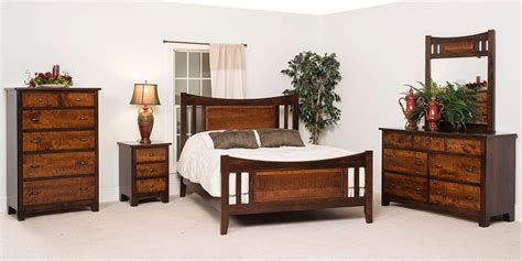 Tiger Maple Bedroom Set