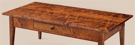 Tiger Maple Coffee Table
