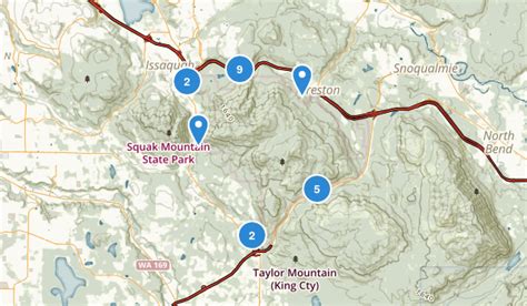 Tiger Mountain Washington Trail Map