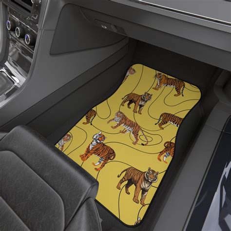 tiger print car mats