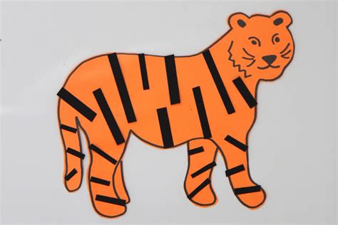 tiger template for kids