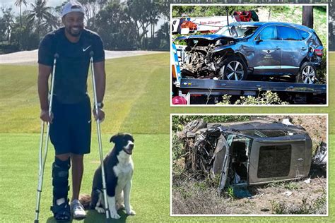 tiger woods car accident injuries